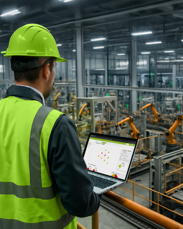 Employees use asvin platform to manage robot security updates