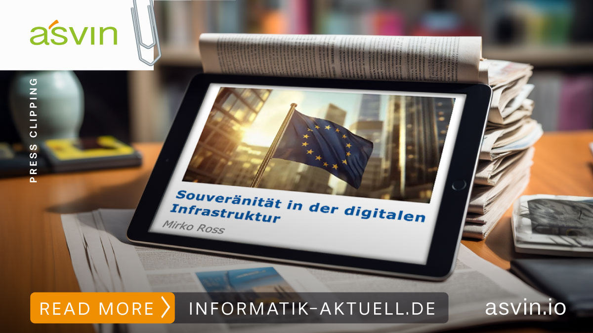 Informatik Aktuell - Mirko Ross writes about ways to achieve digital sovereignty in Europe