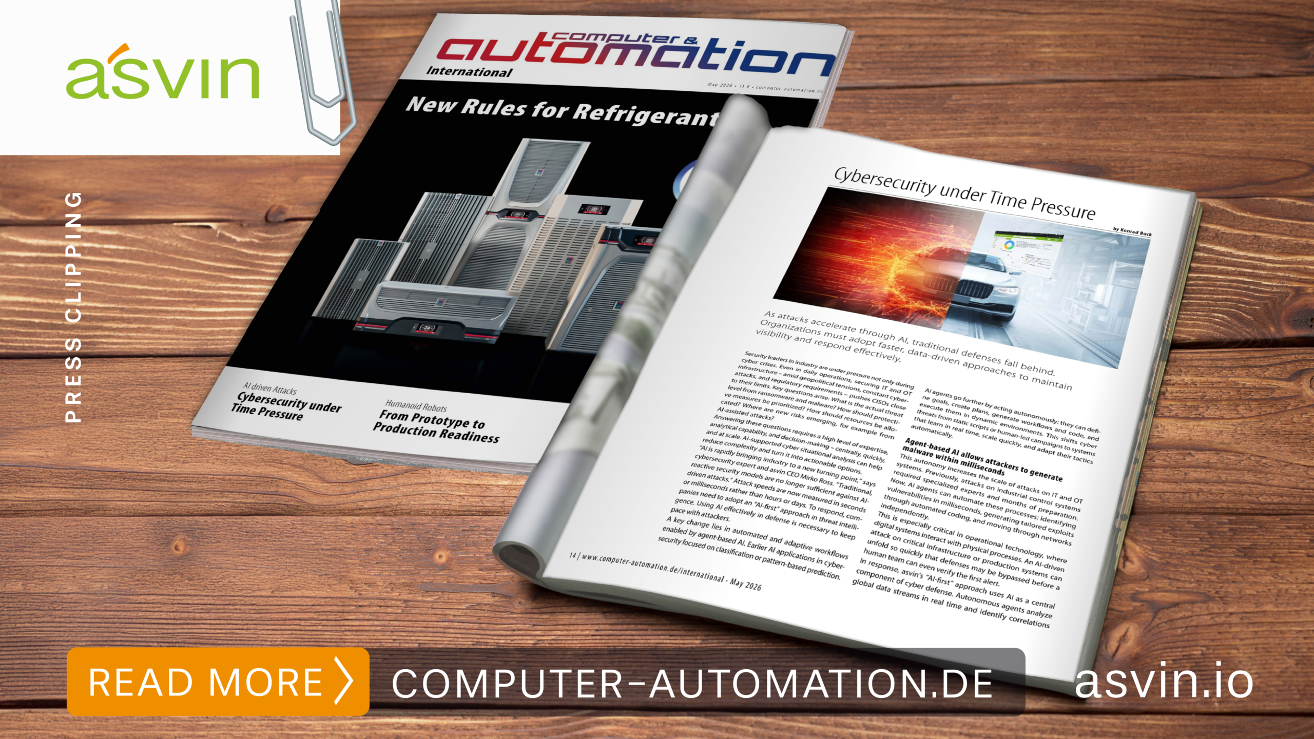 Computer&Automation - Cybersecurity under time pressure 