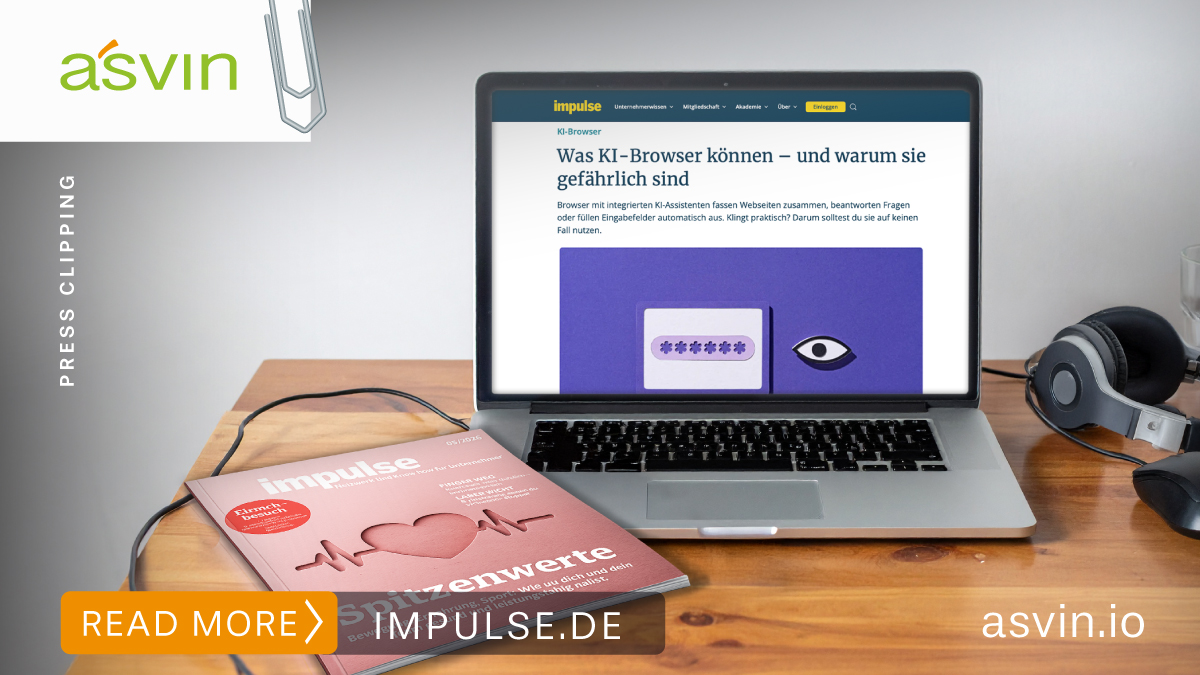The risks of AI Browsers - Mirko Ross in Interview with Impulse Magazine 