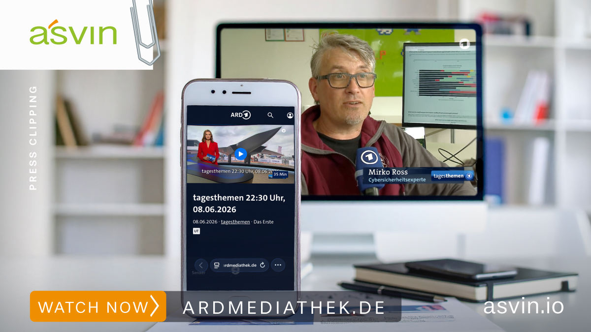 ARDtt_PressClipping_Banner_26 Interview with Mirko Ross in Tagesthemen on critical infrastructure protection