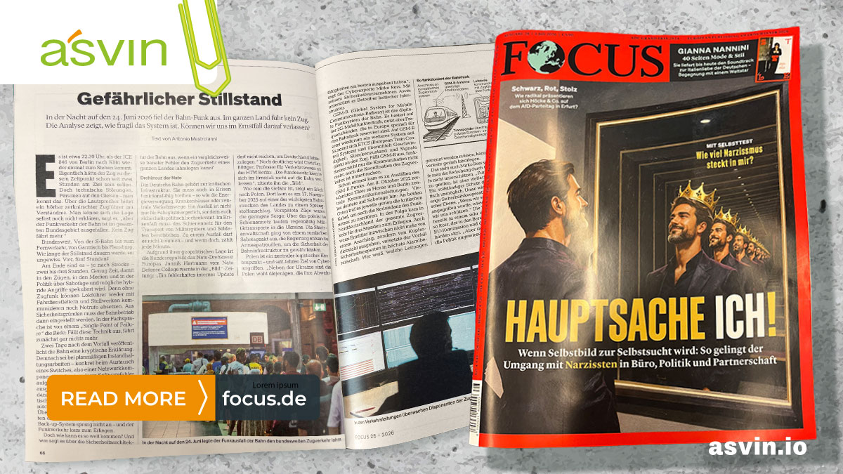 Mirko Ross in a Focus interview - standstill at Deutsche Bahn