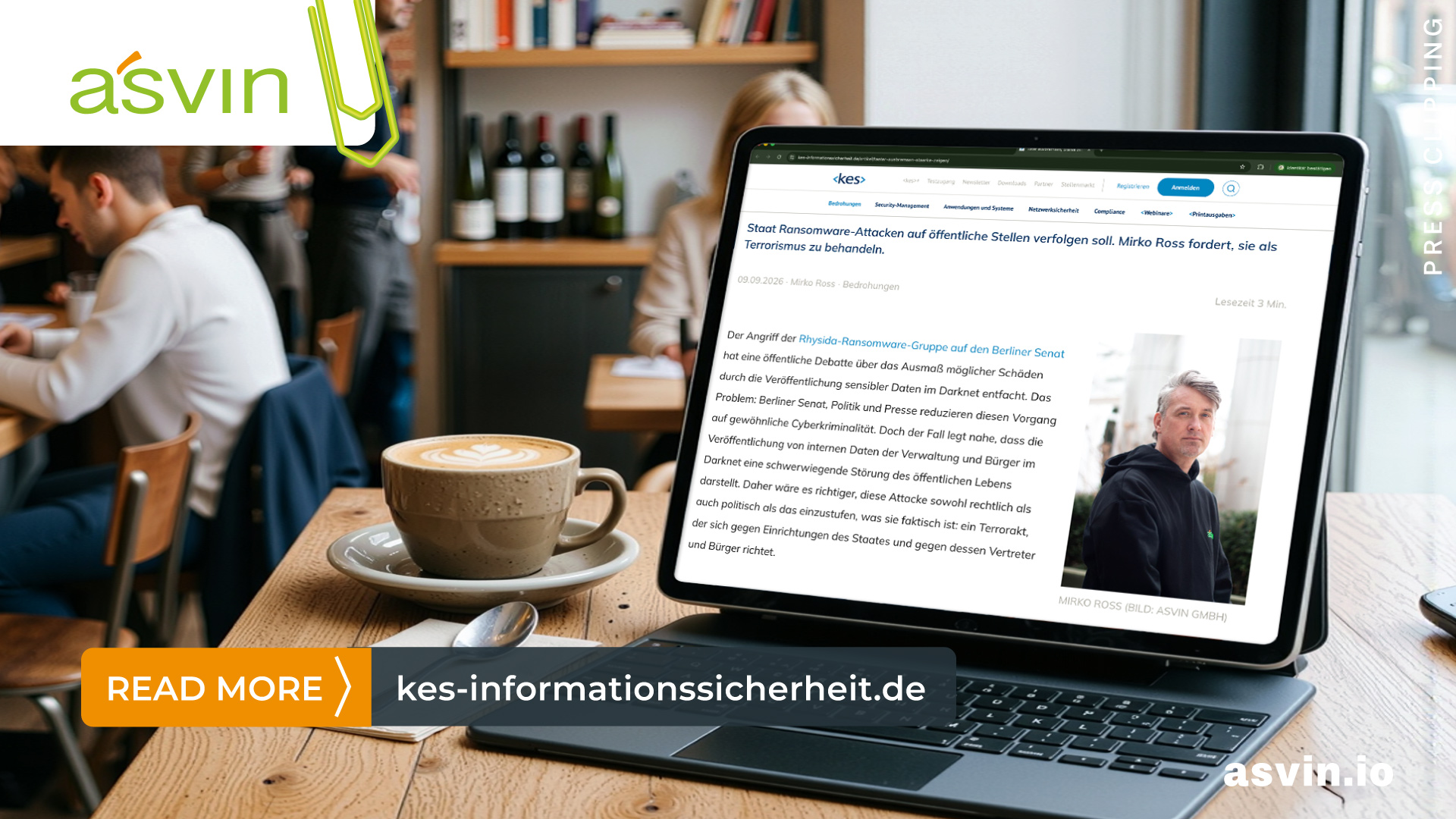 Cyberangriff auf den Berliner Senat – Gastbeitrag von Mirko Ross im kes Magazin