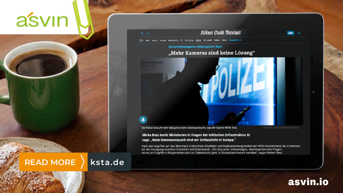 attacks on power grid - Mirko Ross in interview with Kölner Stadtanzeiger 
