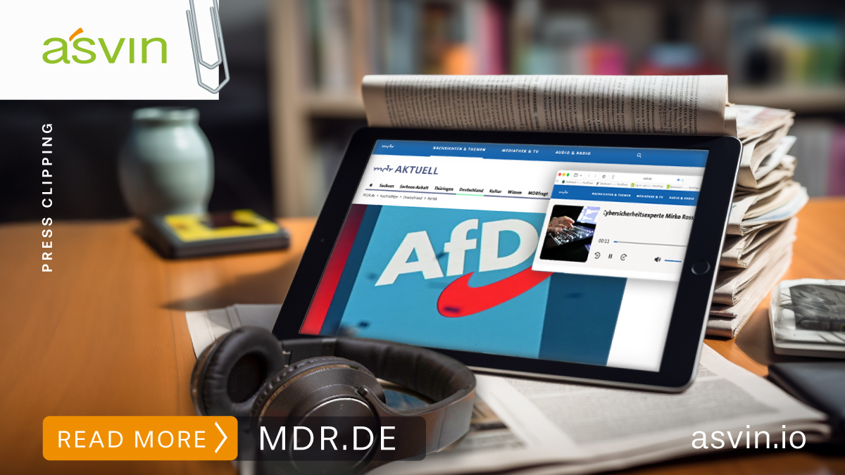 AFD Cyber attack - MDR interviewed Mirko Ross 