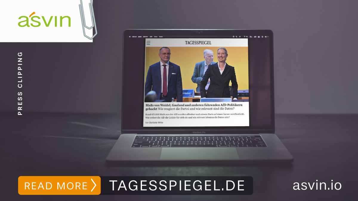 The Tagesspiegel reports on the AfD leak, quoting Mirko Ross